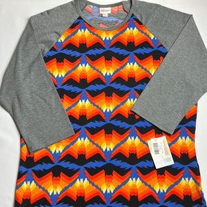 NWT LuLaRoe bat Randy Baseball style shirt